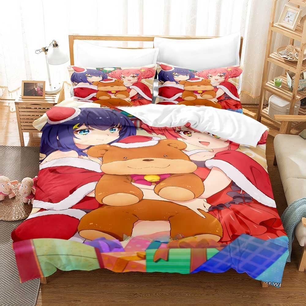 3D Print Anime Kawaii Girl World Dai Star Bedding Set Single Twin Full Queen King Size Bed Set Adult Kid Bedroom Duvetcover Sets