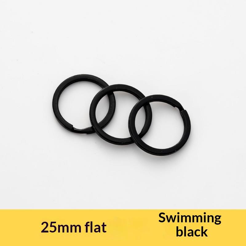 1 Stück Massiver Metall-Sprengringe Doppelöse Schlüsselanhänger 15-38mm Tasche Hakenverbinder Schlüsselanhänger Schlüsselhalter DIY Lederhandwerk Beschläge