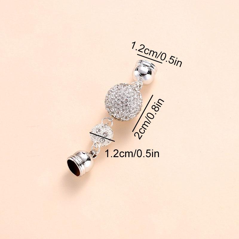 1 ks multifunkční praktická magnetická přezka Pohodlná magnetická přezka na šátek DIY Více stylů s kamínky