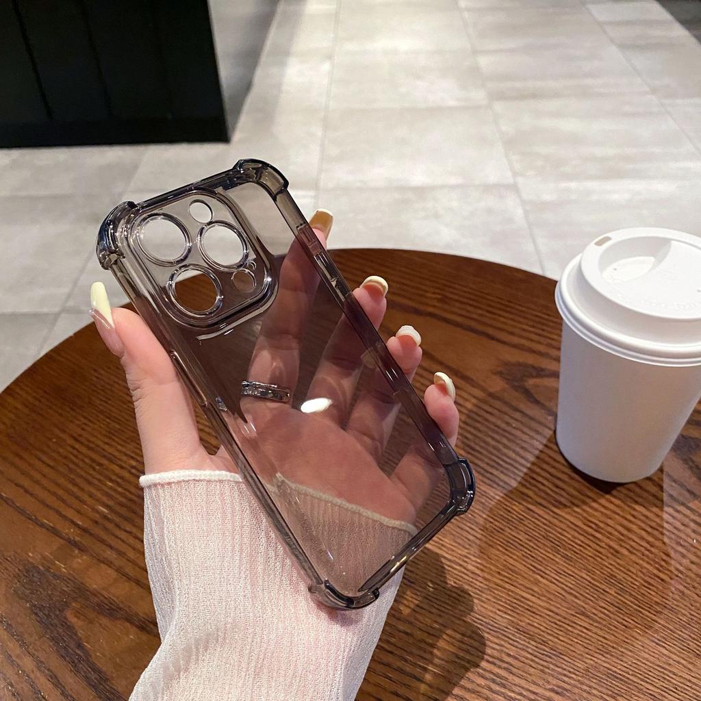 Luxury Shockproof Transparent Case For iPhone 17 16 15 14 13 12 11 Pro Max X Xs XR Max 7 8 Plus SE Clear Soft Bumper Cases Cover