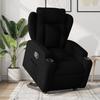 Vidaxl Sillón Elevador Reclinable, Negro, Tapizado en Tela