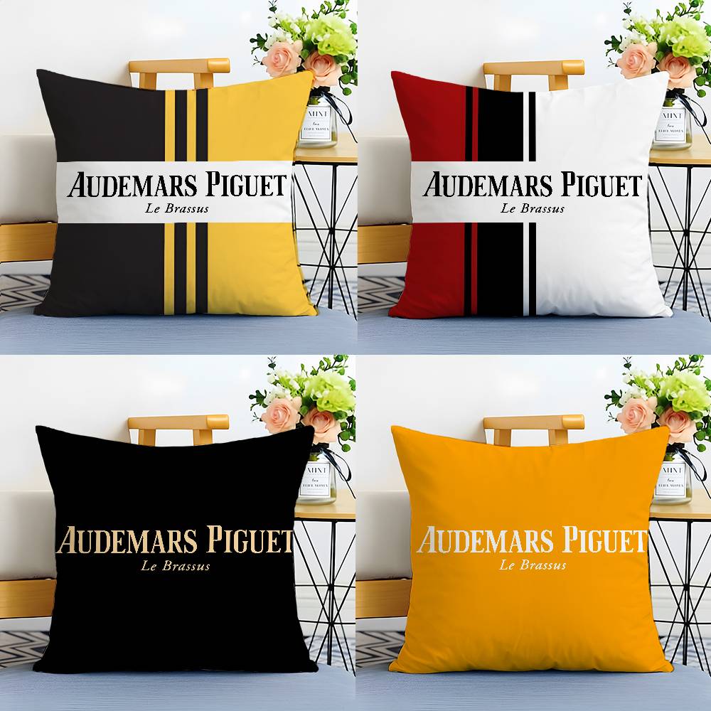 Famous Iuxury Goods Audemars Piguet-T Pillow Case Anti-dustmite Pillowcase Invisible Zipper Silky Short Plush Sofa Cushion Cover