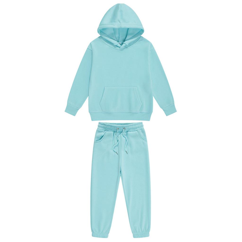 Mädchen Trainingsanzug Gestreift – Sweatshirt Und Jogginghose Set In Weiß/Grün, Größe 9-10 Jahre