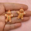 5pcs Creativity Resin Christmas Pendants DIY Jewelry Making Earrings Bead Necklaces Keychains Jewelry Decoration Accessories