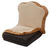 Cellutane Toast Chair, Memory Foam, Washable Cover, Reclining, Made In Japan, DPN1a-14 Tiers - Toast + PN1-92BK