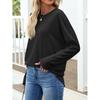 Women's Fashion Round Neck Long Sleeve Top