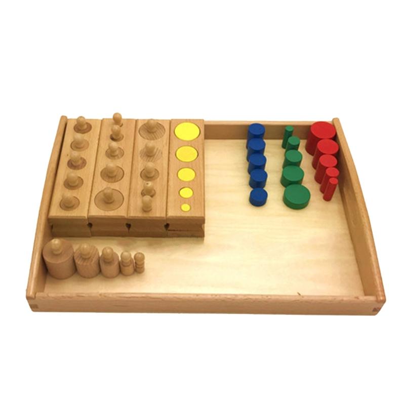 Plateau de rangement en bois Jouet d'apprentissage précoce Plateau de tri et de collecte Jouet interactif pour la maternelle Outil d'apprentissage et d'enseignement