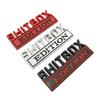 OTOKIT 1Pcs 3D Chrome Black Red Metal Emblem SHITBOX EDITION Badge Car Tail Side Sticker Accessories for Jeep Dodge Chrysler