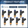 INFINAUTO Fuel Injector Nozzle No. 05037 479AA for Dodge Ram 1500 5.7L (2009-2010) and Dodge Ram 2500 5.7L (2009-2010), Black, Set of 8