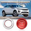 TOMALL Aluminum Engine Start Stop Push Button Ring Compatible with Land Rover Discovery Sport 5 Range Rover Jaguar XJ XF XE F-Type F-Pace XJR XFR Car
