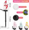 2/1 STÜCKE Solar Weihnachts Schneemann Bodenstecker Lichter 4 Farben Außen Innen Villa Rasen Garten Dekorative Atmosphäre LED Lichter