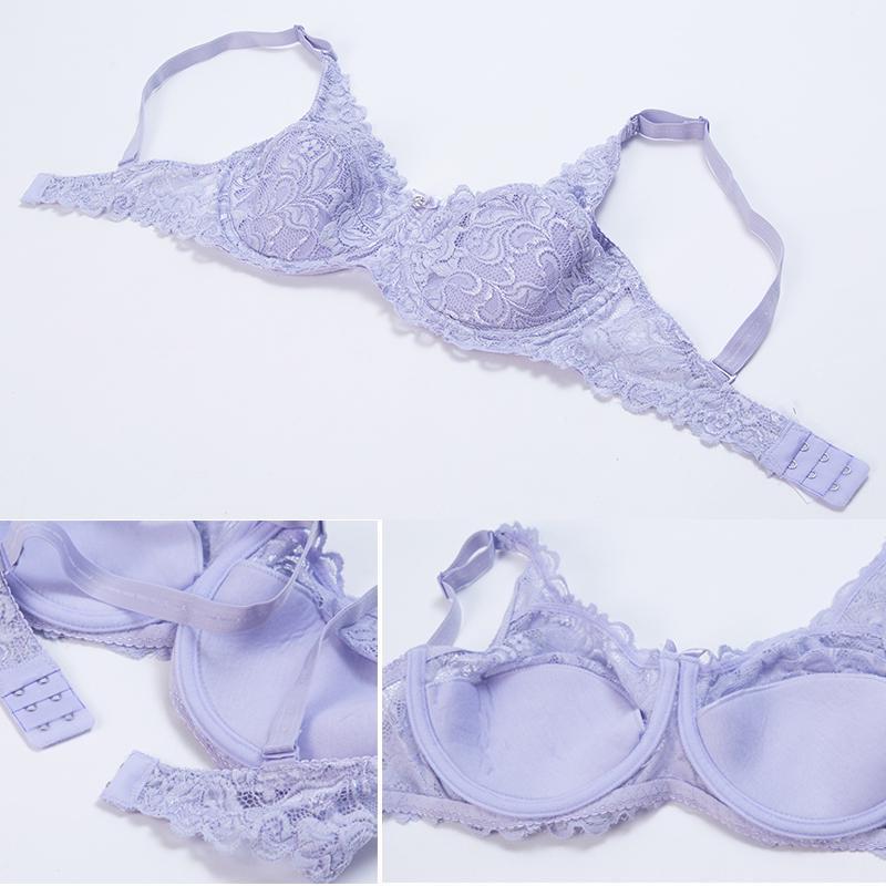 Eleganter Und Sexy Spitze Damen BH Übergröße 75-100 D E Ultradünne Büstenhalter 95e 100e Unterwäsche