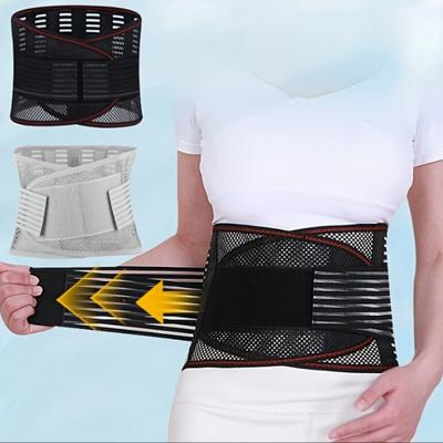 Lumbar Support Belt for Men Women Anti-Skid Waist Belt Work Back Pain Relief Spine Support Comfortable Fit