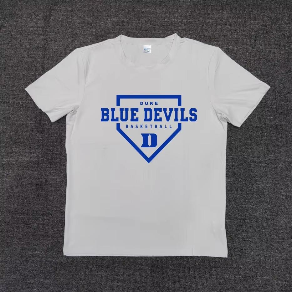 North America Limited Duke North Carolina University Men's and Women's Basketball T-shirt Sport Cotton Short Sleeve Clothing