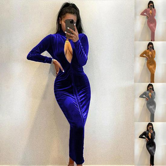 2025 Autumn/Winter V-Neck Solid Color Women's Sweater - Fashionable European & American Knit Long Sleeve Pullover