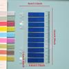 200-3200Sheets Waterproof Sticky Notes, Monochromatic, Plastic Memo Pad with Ruler for School, Office, Student Stationery