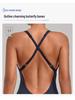 Nouveau Body de Sport Yoga Européen et Américain: Combinaison une pièce à dos croisé, ajustée, pour le fitness et la course à pied