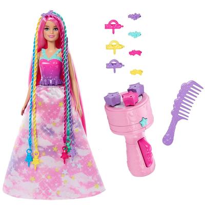 Barbie - Dreh es herum Einfache FrisurFeatured im Film [Barbie]  [Ankleidepuppe] [Puppe, Zubehörset] [Ab 3 Jahren] HNJ06