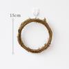 DIY Floral Wreaths 10cm/15cm/20cm/25cm/30cm/40cm Rattan Ring Artificial Garland