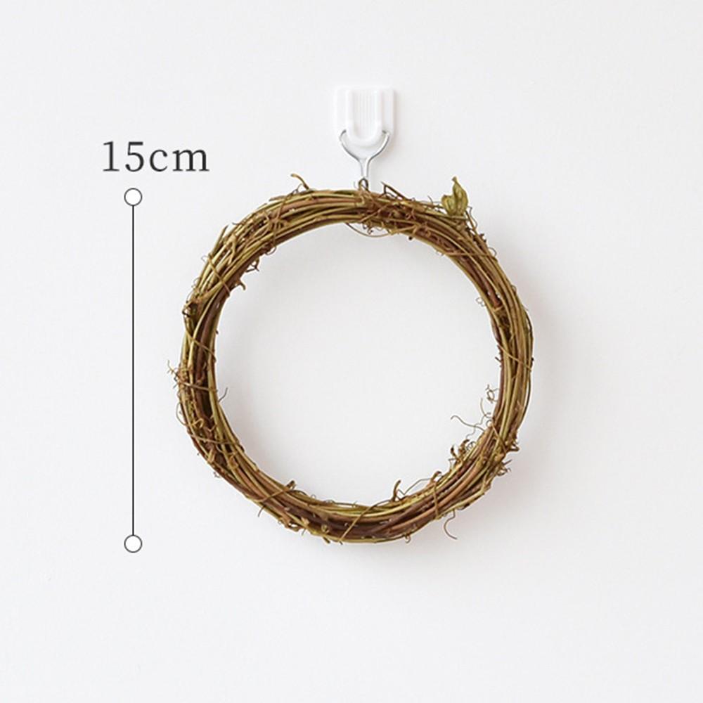 DIY Floral Wreaths 10cm/15cm/20cm/25cm/30cm/40cm Rattan Ring Artificial Garland