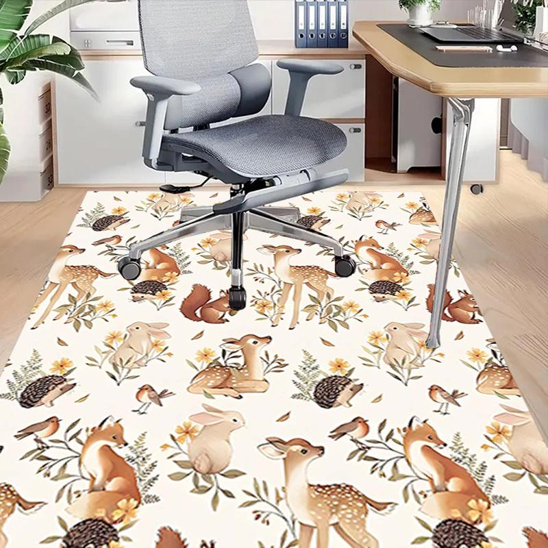 1PC forest animals Extra Large Non-Slip Floor carpet, Office, family, bedroom, Studio - Large Area RugJ0327