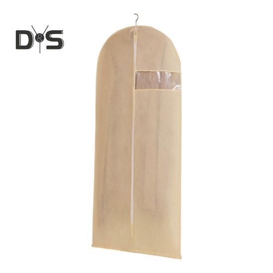 Garment Bag Dustproof Clothing Cover with Transparent Window Zipper Closure Closet Organizer Coat Suit Dress Hanging Bag