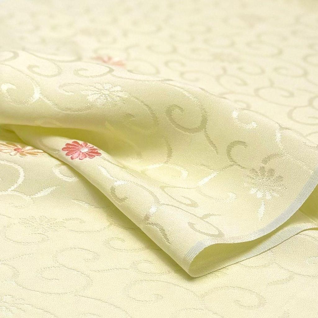 Used Obiage Watakayuki Arabesque Chrysanthemum Chrysanthemum Embroidery 1258