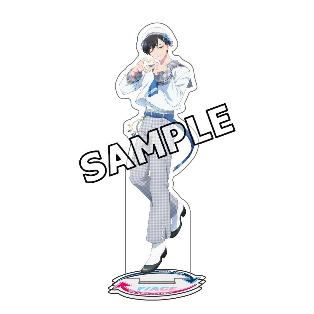 Anime Tamon-kun Ima Dotchi!? Tamon's B-Side Acrylic Stand Keychain Fukuhara Tamon Rintaro Kai Figure Desktop Decor Gift for Fans