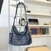Crossbody Bag Boys Trendy Brand Youth Outdoor Commuter Denim Canvas Bag High Value Niche Tooling Shoulder Bag Women