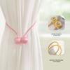Headphone Curtain Strap with Light Luxury and High-grade Strap Magnetic Curtain Buckle Ring Bed Curtain Folding Rope Strap