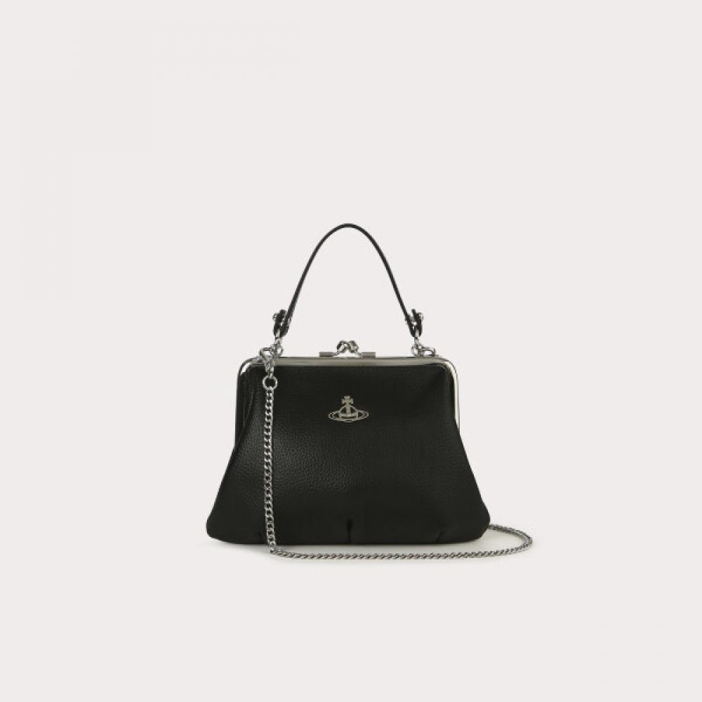 

Embossed Woven Chain Crossbody Bag Imported Directly From Vivienne Westwood blacks