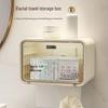 OIMG Wall-Mounted No-Drill Bathroom Tissue Box