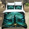 Tree of Life Printed Bedding Sets Exquisite Bed Supplies Set Duvet Cover Bed Comforter Set Bedding Set Luxury Birthday Gift029