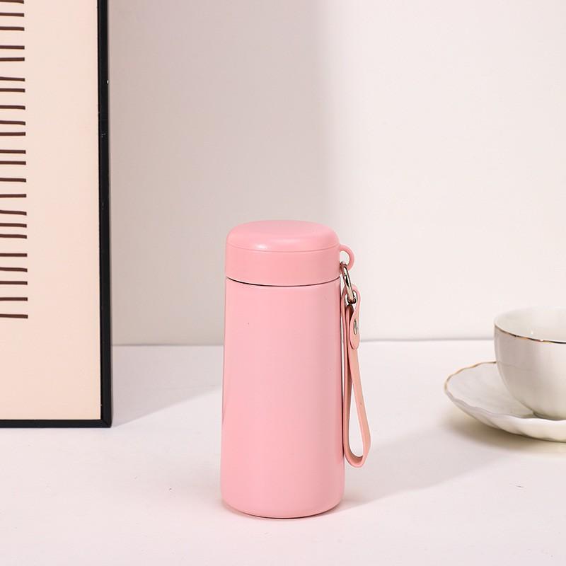 Compact Mini Insulated Travel Mug With Handle 270ml Double Wall Vacuum Stainless Steel Cup Office Car Home