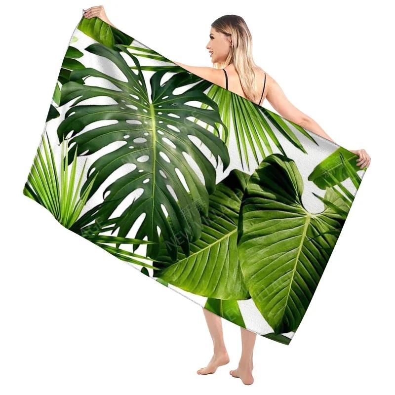 Bathroom Bath towel for adults sauna Large beach towel Gym towel Large hotel woman shower quick drying microfiber simple plant