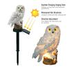 1/2Pcs Solar Owl Light with Stake Weather-resistant Waterproof Outdoor Garden Yard Pathway Patio Yard Lawn Solar Bird LED Decoration Lamp