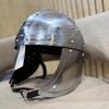 Handmade Henning Steel Spangenhelm – Medieval Viking Helmet, Wearable Steel Armor for LARP, Reenactment & Cosplay