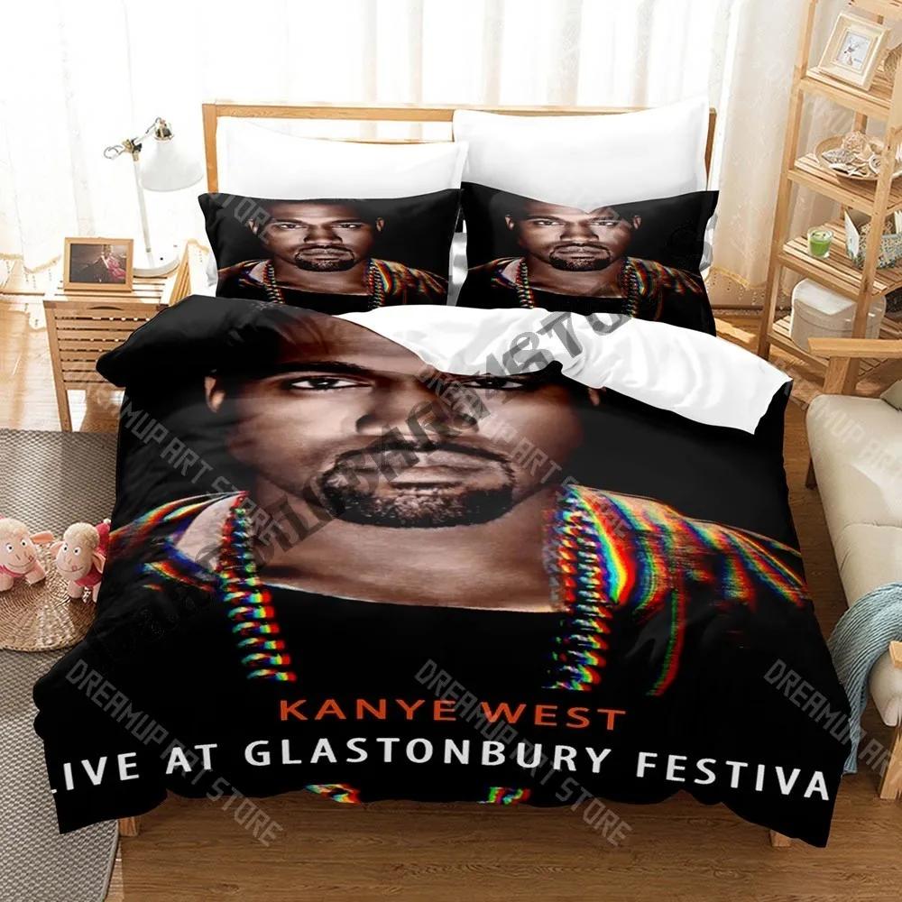 3D Print Kanye West Bedding Set Single Twin Full Queen King Size Bed Set Adult Kid Bedroom Duvetcover Sets Cool Bed Sheet Set