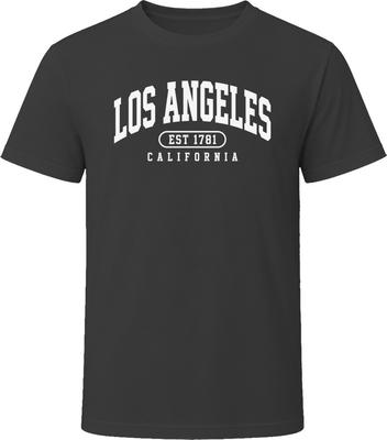 Los Angeles California Established 1781 Retro Collegiate Hometown T Shirt