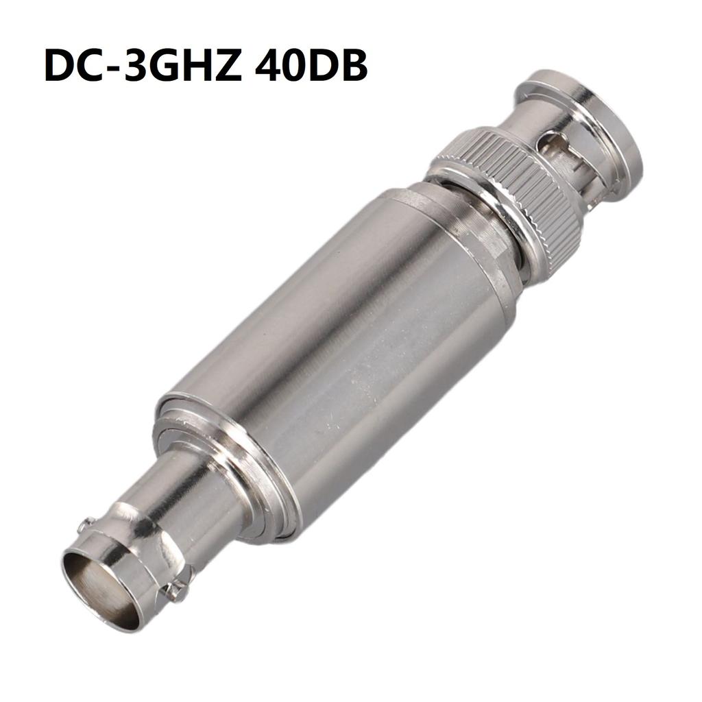 1pc DC To 3GHz 5W BNC-JK Coaxial Fixed Attenuator Male To Female 40dB Attenuation For Testing Communication Setups