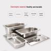 HUIHUADU Edelstahl Gastronorm Behälter mit Deckeln (3er Set)