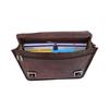 18 In Goat Leather Messenger Bag Office School Laptop Satchel Shoulder Bags