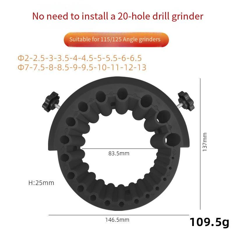 Upgrade Drill Bit Grinding Tool Multipurpose Drill Bit Grinding Sharpener Angle Grinder Drill Bit Sharpener Polishing Power