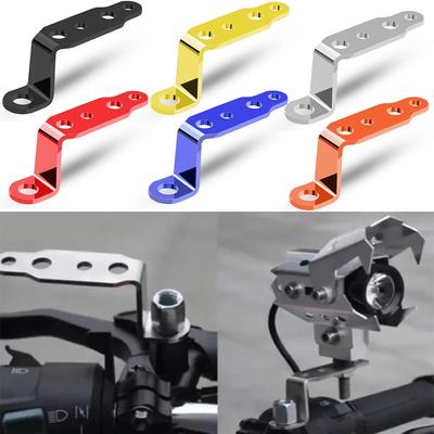 Support d'extension multifonctionnel pouvant servir de support de phare avant, de support de rétroviseur pour motos, VTT, motos tout-terrain
