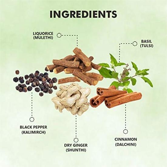 Octavius Tulsi Kadha Powder - 75 gm | Traditional Indian Decoction | Ayush Kwath Kadha Powder helps relieve Cough and Cold