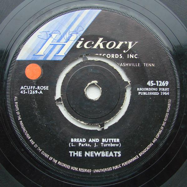 

7inch Record NEWBEATS - Bread And Butter 451269 Hickory Records 1964 UK Rock Used