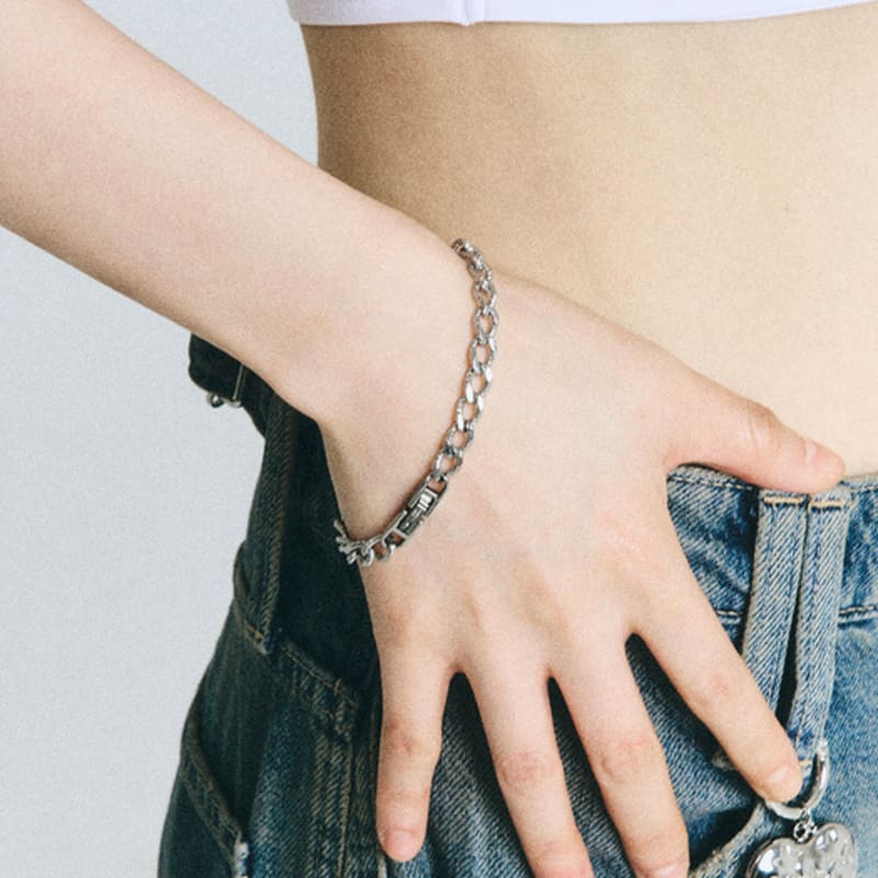 SCALETTO SBW016 Wrinkled Chain Sugical Steel Bracelet