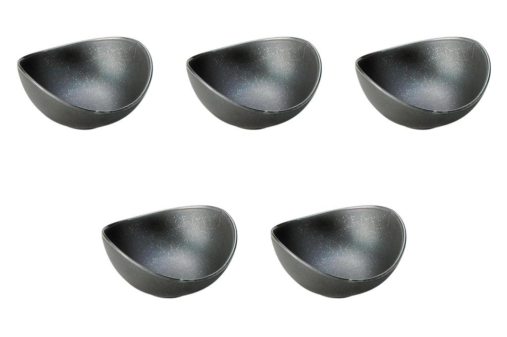 Set of 5 Iris Bowls x 15 x Medium Bowls by Setomonohonpo Mountain-Shaped [15 7.6 cm]