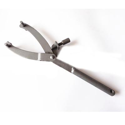 Adjustable Spanner Wrench Clutch Magneto Puller Repair Tool for Motorcycle Belt Pulley Remove Holder Repair Locking Tool