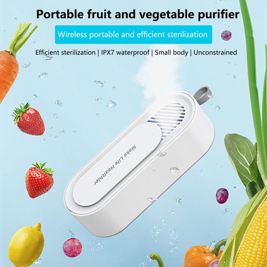 

Длительный очиститель фруктов IPX7 водонепроницаемый малошумный очиститель от пыли